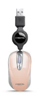 MOUSE, CYBERTEL, SPUTNIK RUBER NUBE M204S PINK