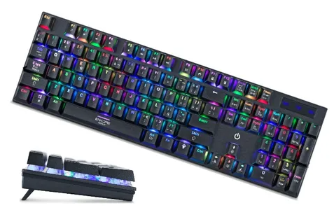 TECLADO, ENKORE, ROYALE ENK1003 MECANICO BLACK