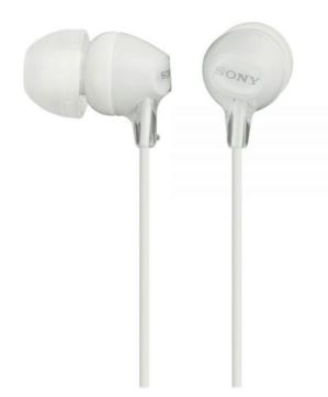 AUDIFONO, SONY, MDR-EX15LP CAJA BLANCO