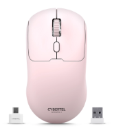 MOUSE, CYBERTEL, ENERGY 3 M703-3M BT WIFI RECARG. PINK