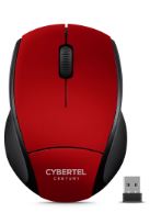MOUSE, CYBERTEL, CENTURY M304 WIFI RED
