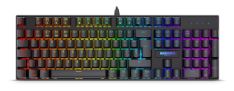 TECLADO, MICRONICS, MIRAGE GK1003 RGB GAMER MECANICO