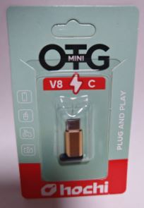 ADAPTADOR, HOCHI, OTG MICRO V8 A TIPO C #373