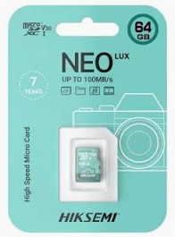 MEMORIA, HIKSEMI, MICRO SD 64GB VERDE