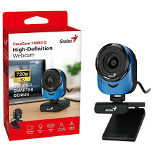 CAMARA WEB, GENIUS, FACECAM 1000X Q 720P BLUE