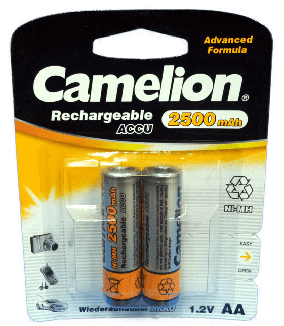 PILA RECARG, CAMELION, 2500 MAH AA-2