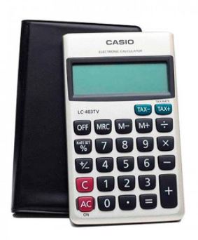 CALCULADORA, CASIO, LC-403TV